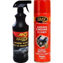 Smx Susuz Motor Temizleme Spreyi / Seramik Cila / Hızlı Cila / Pratik Cila / Muhteşem 2'li