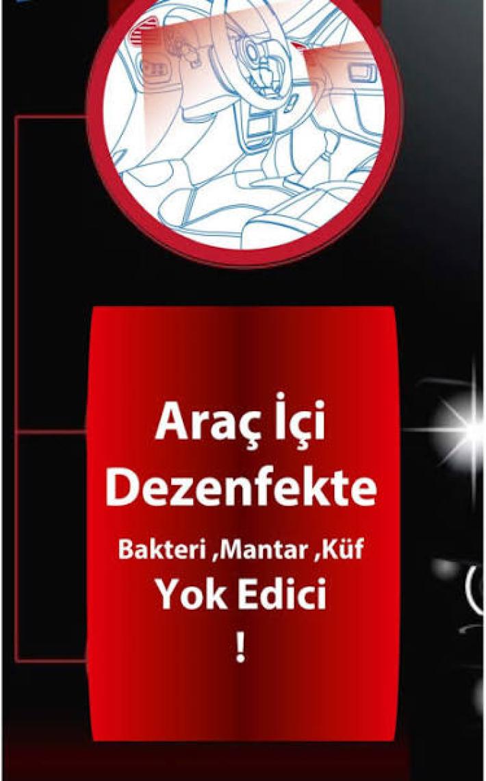 Kunzel Klima Dezenfekte Köpük Sprey Sondalı 400 ml