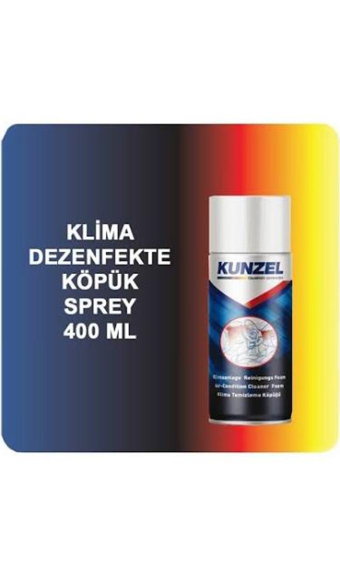 Kunzel Klima Dezenfekte Köpük Sprey Sondalı 400 ml