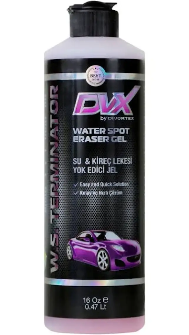 Divortex Water Spot Terminator -Su Kireç Lekesi Temizleme Jeli 16 Oz 473 ml