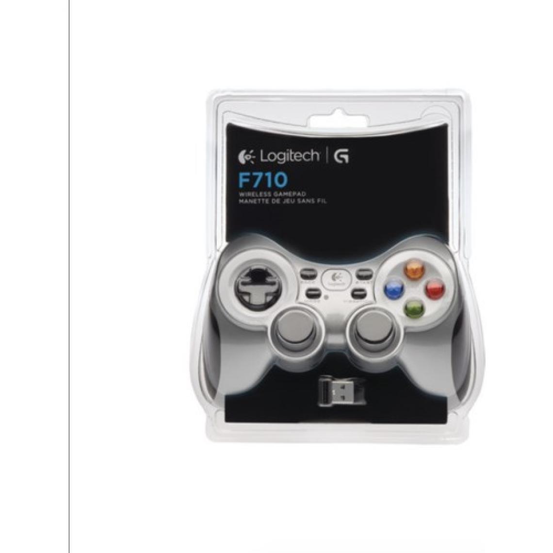 Logitech G F710 Çift Titreşimli Geri Beslemeli Kablosuz Gamepad - Gri
