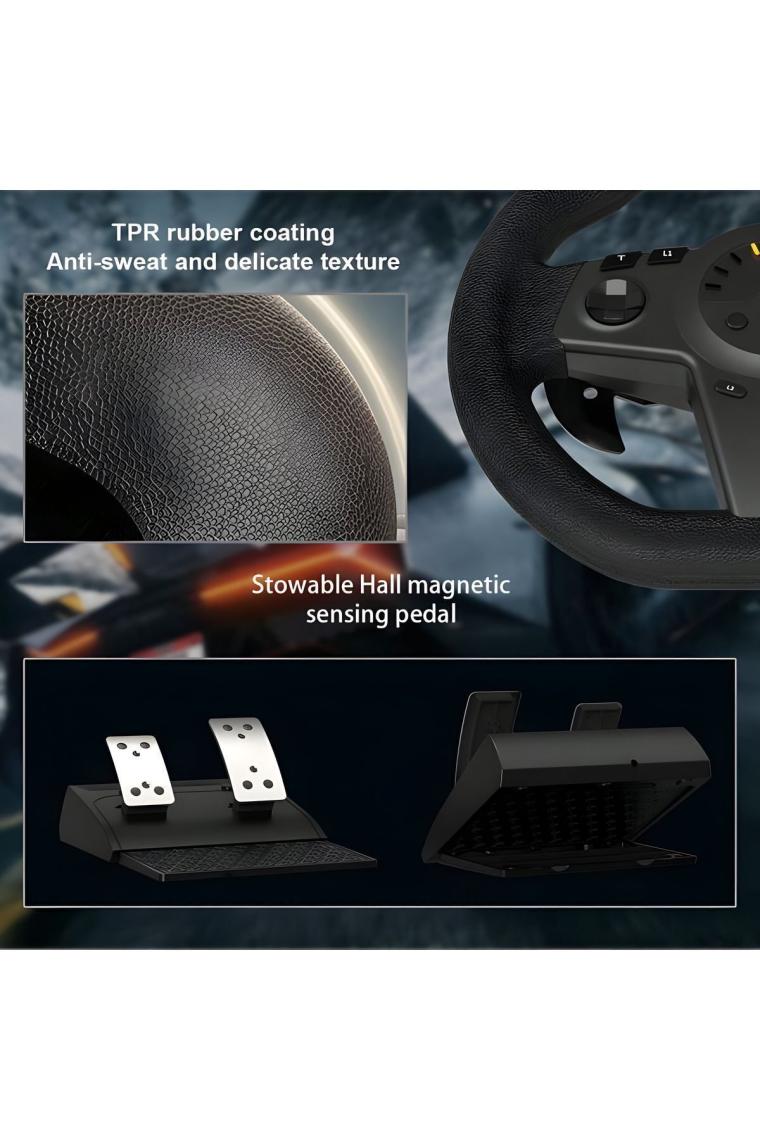 Gt10 Direksiyon Seti Ps4/ Ps3/ Pc/ Xboxone/ Xbox Series S X/ Switch Uyumlu Oyuncu Direksiyonu 270°