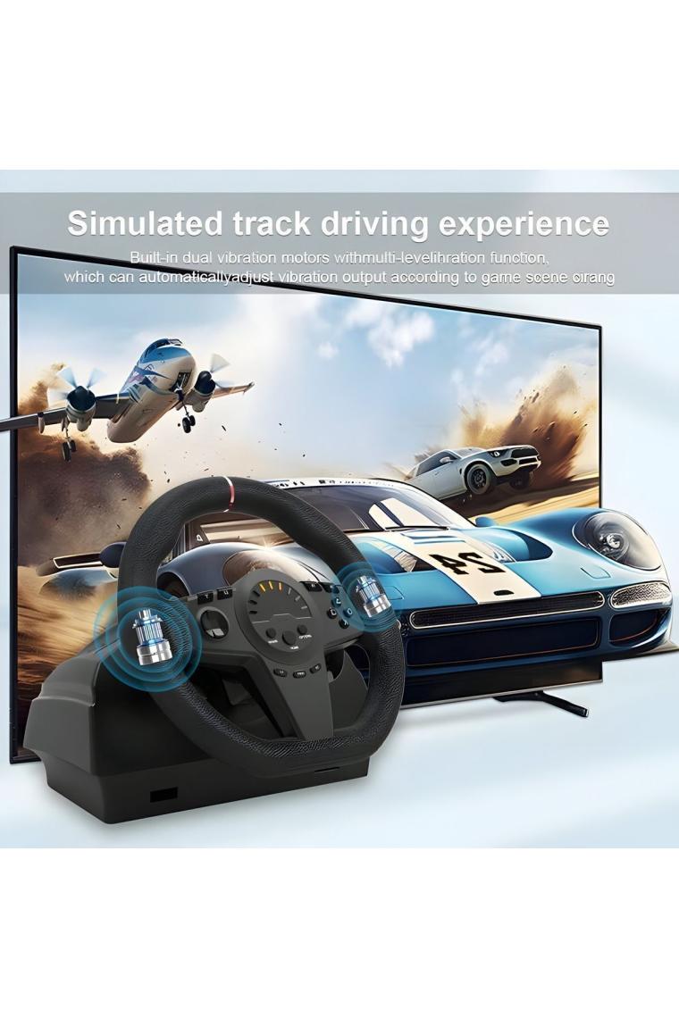 Gt10 Direksiyon Seti Ps4/ Ps3/ Pc/ Xboxone/ Xbox Series S X/ Switch Uyumlu Oyuncu Direksiyonu 270°