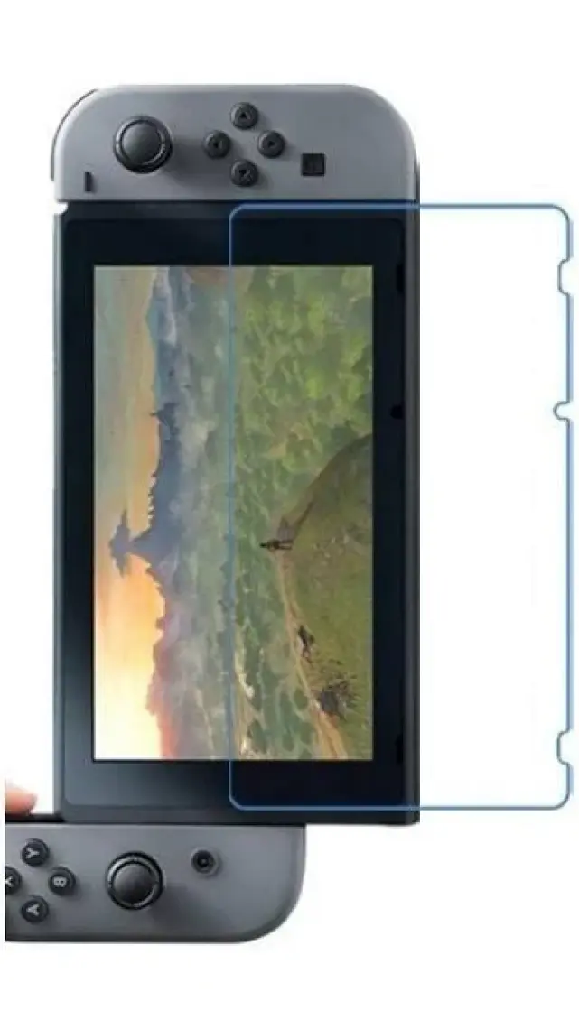 Ovio Nintendo Switch Nano Ekran Koruyucu Ince Carbon Fiber Filmi