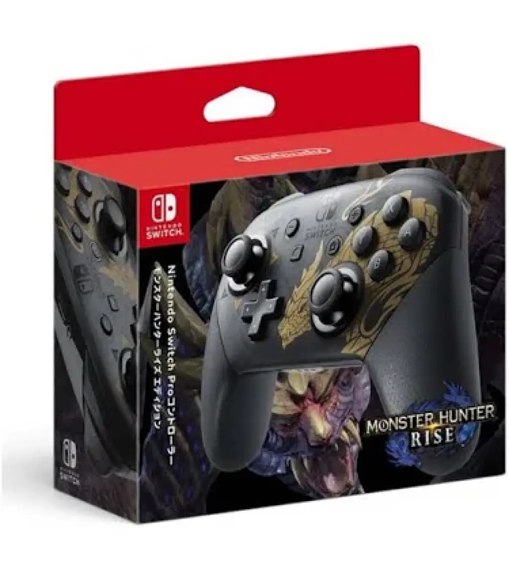 Nintendo Switch Pro Controller Monster Hunter Rise Edition