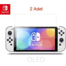 Gd 34 Nintendo Switch OLED Ekran Koruyucu Temperli Cam Premium Pro 9h 2 Adet Dobe