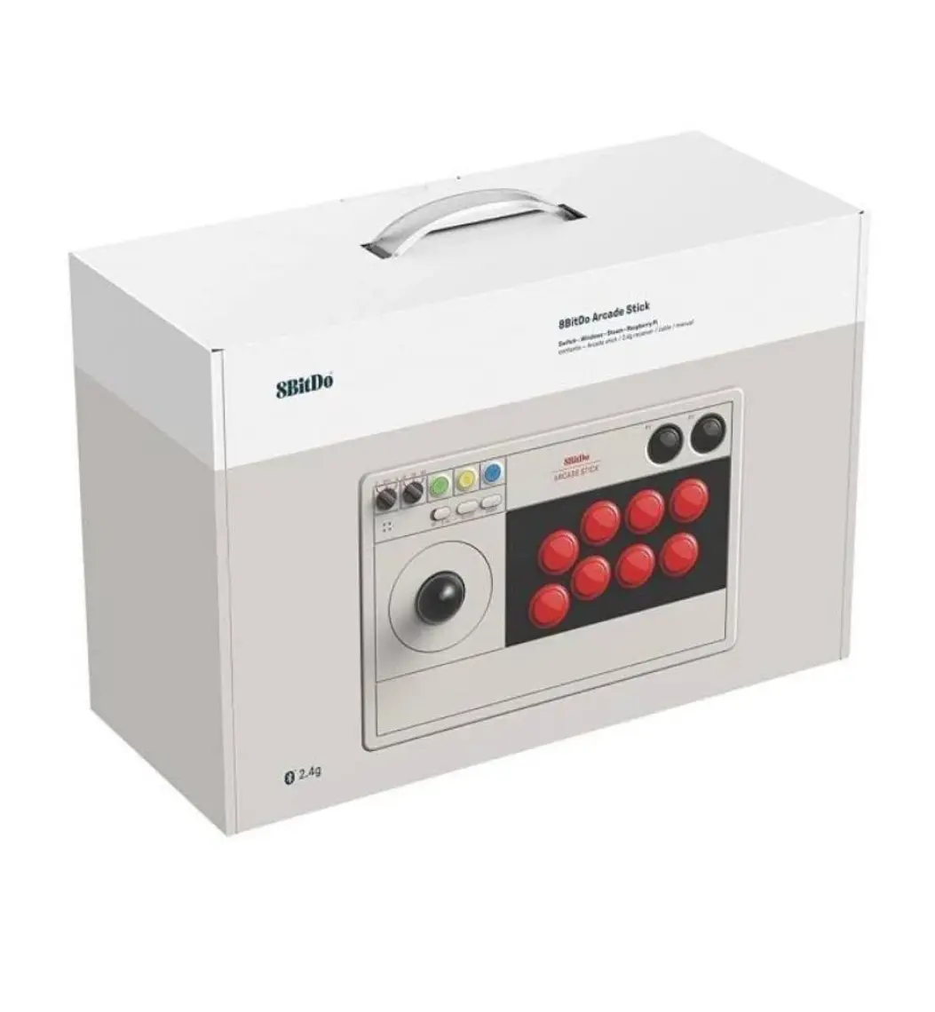 8bitdo Arcade Stick Bluetooth Kablosuz Nintendo Switch , Pc, Macos, Steam & Raspberry Pi Uyumlu