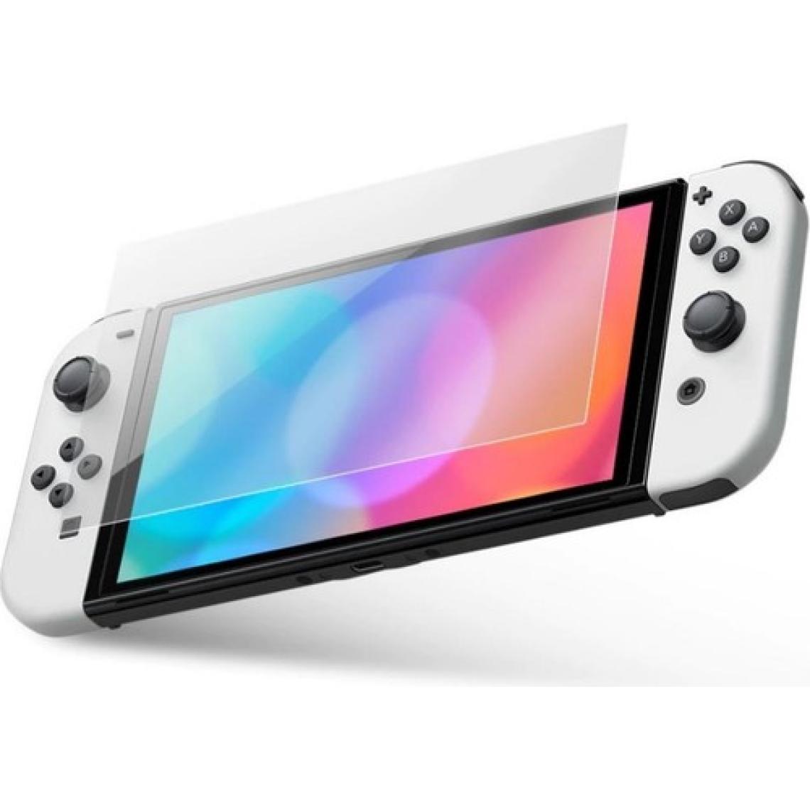 Engo Nintendo Switch OLED 7 Inç Mat Ekran Koruyucu Oyun Konsolu Şeffaf