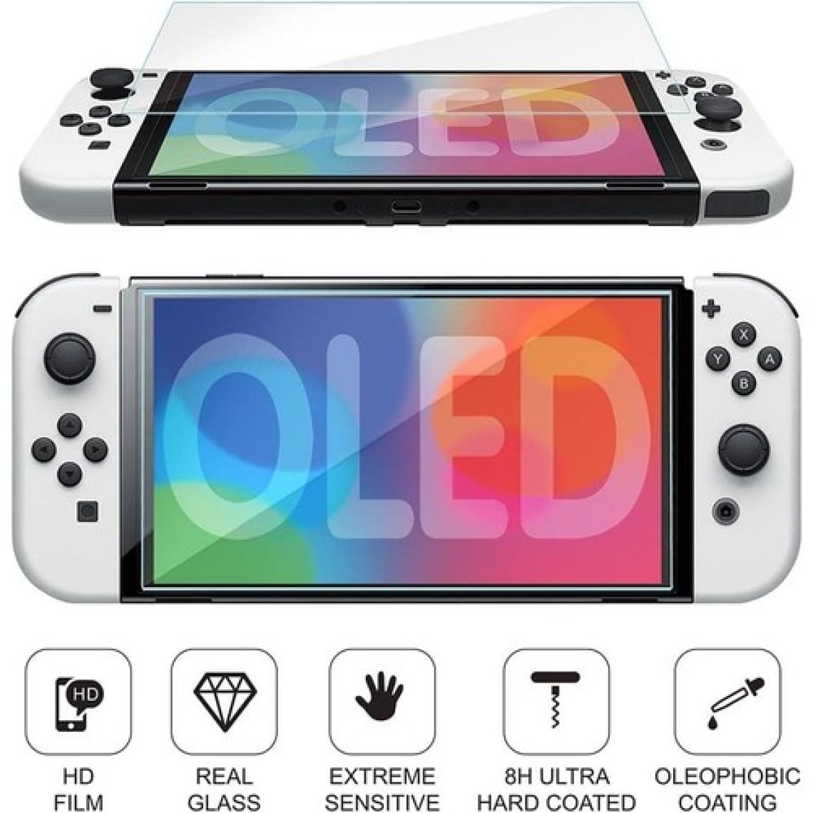 Starx Nintendo Switch OLED Ekran Koruyucu Temperli Cam Filmi