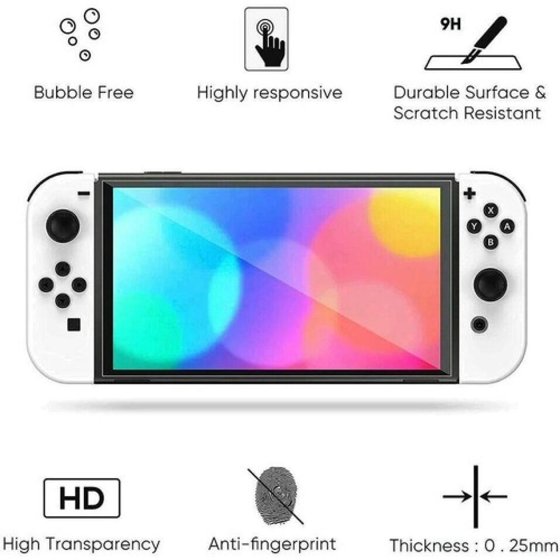 Starx Nintendo Switch OLED Ekran Koruyucu Temperli Cam Filmi