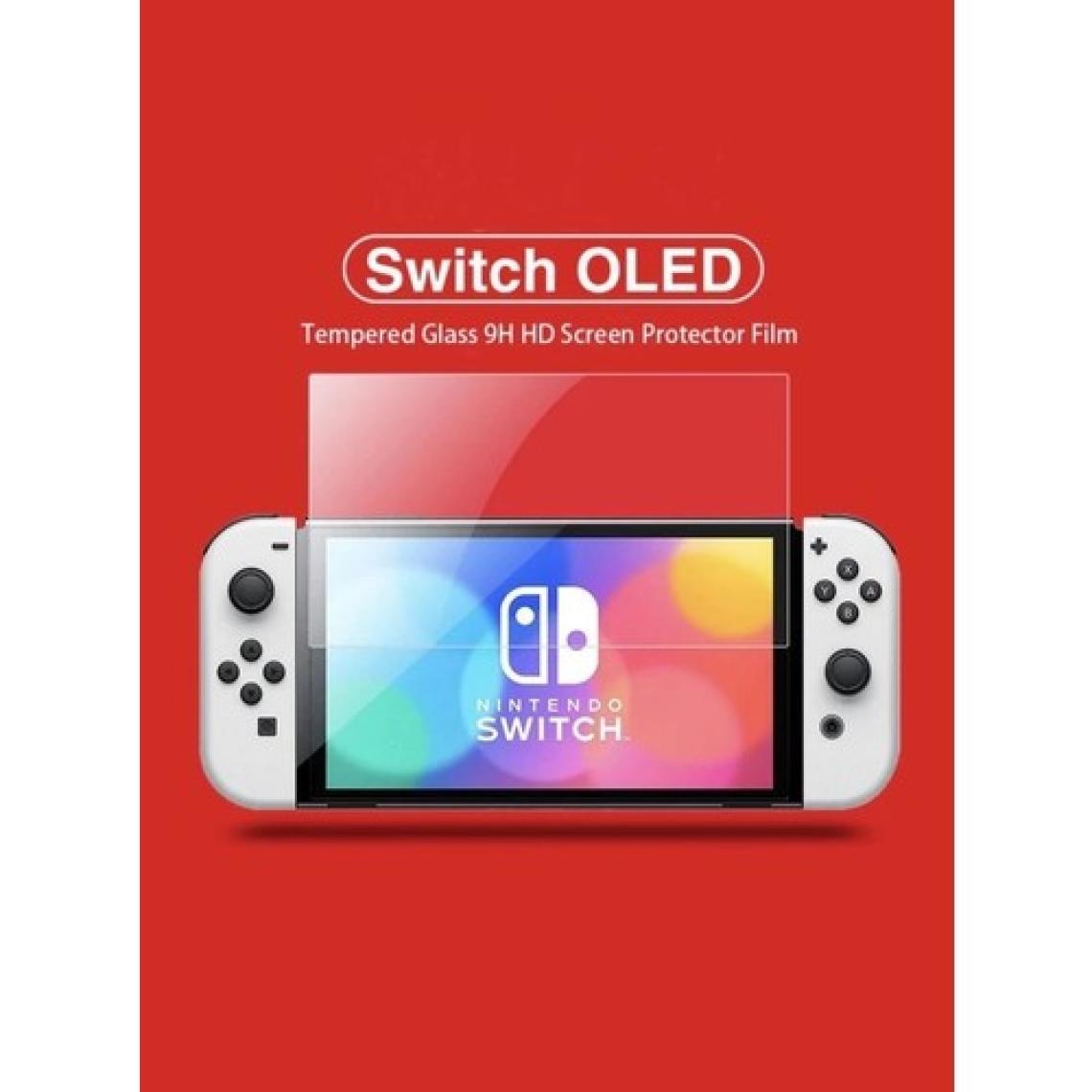Loges Tamperli Nintendo Switch OLED Ekran Koruyucu Temperli Cam Premium Pro 9h Waterproof