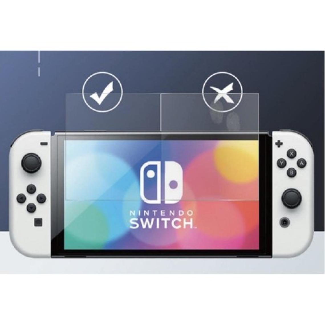 Loges Tamperli Nintendo Switch OLED Ekran Koruyucu Temperli Cam Premium Pro 9h Waterproof
