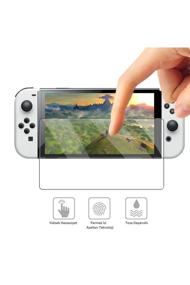 Beboncool Nintendo Switch OLED Ekran Koruyucu 9h Nano Temperli Cam