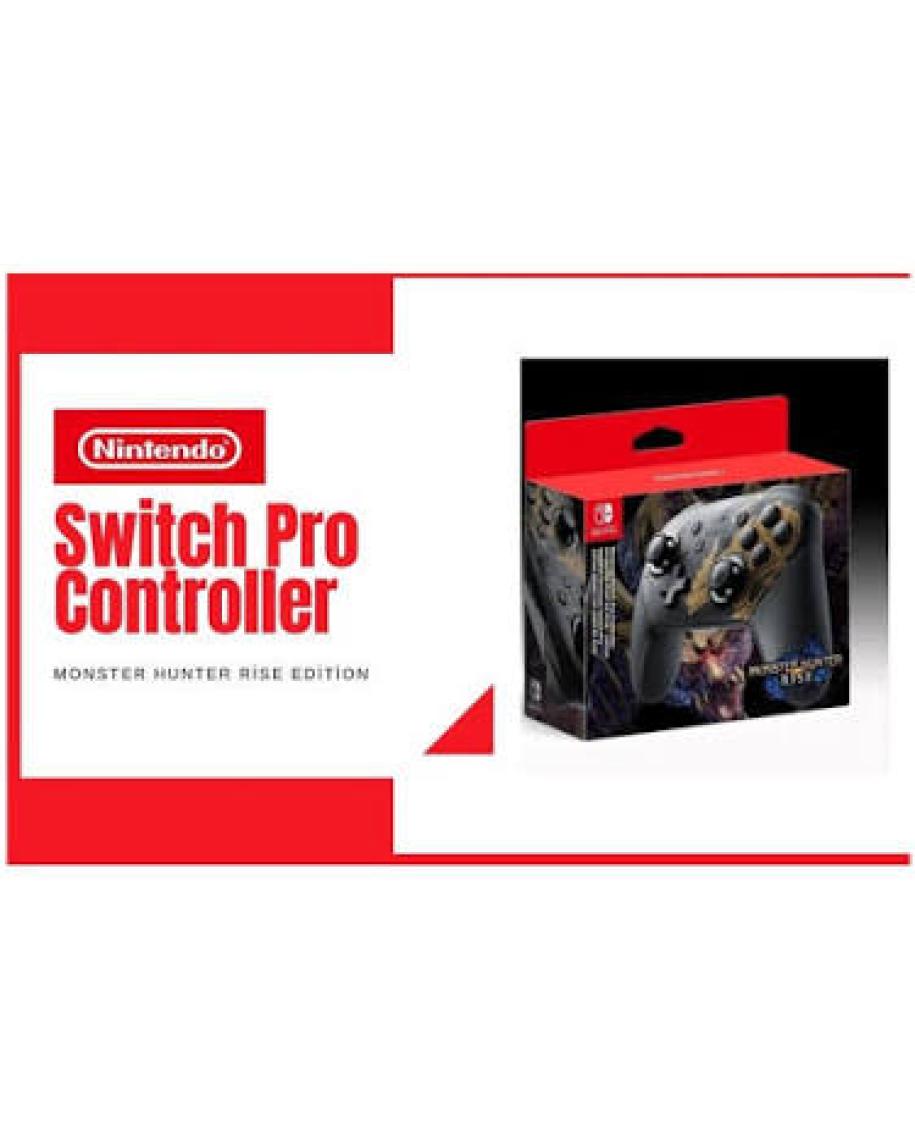 Nintendo Switch Pro Controller Monster Hunter Rise Edition