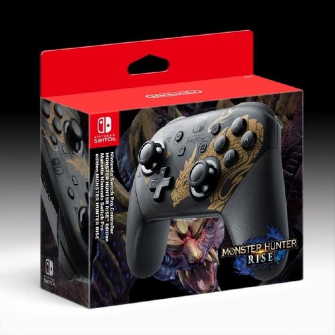 Nintendo Switch Pro Controller Monster Hunter Rise Edition
