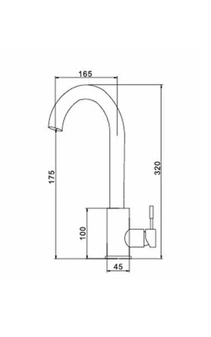 Fleko Steel Lavabo Bataryası (Inox)