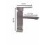 Fleko Inox Kare Lüx Lavabo Batarya