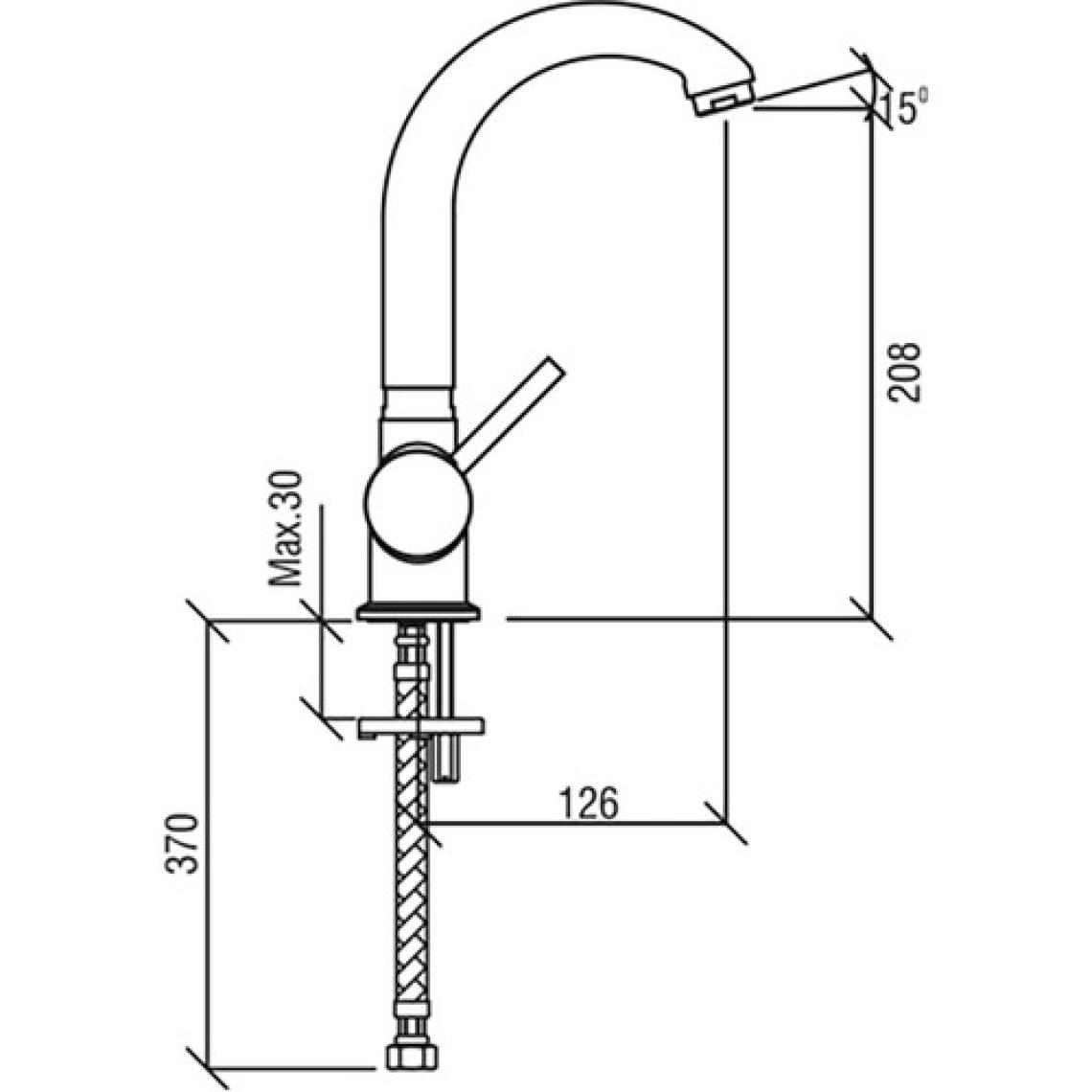 Nsk Miniliada Kuğu Lavabo Bataryası Krom N2061502