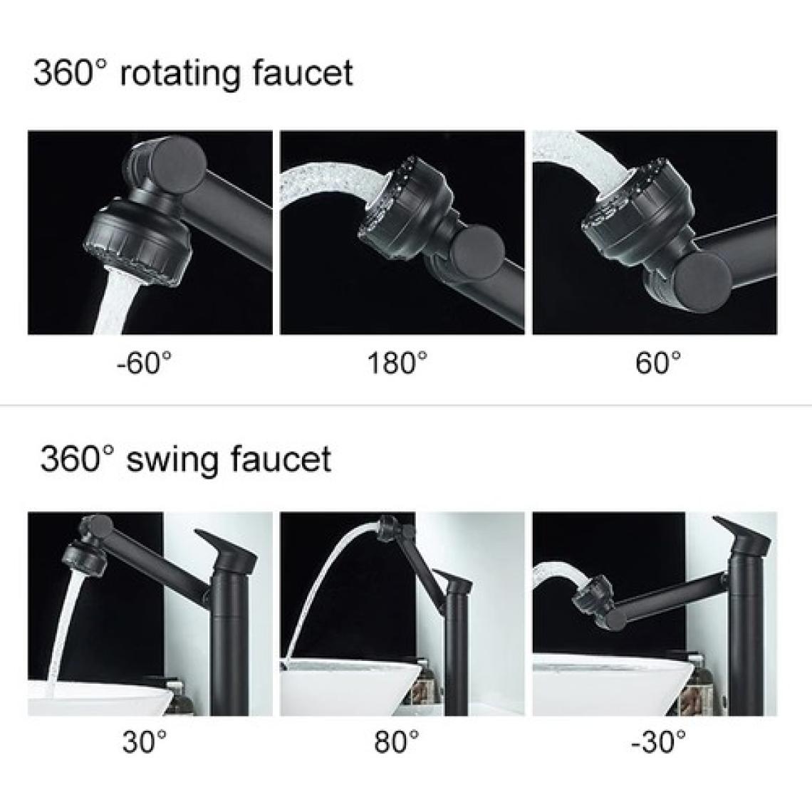 Fleko Multi Fonksiyonlu Siyah Lavabo Bataryası