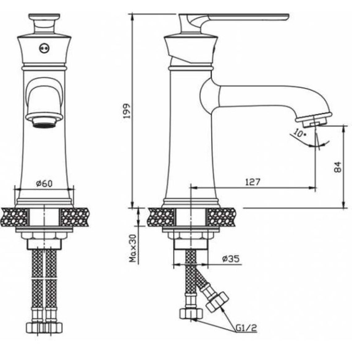 Nsk Siempre  Lavabo Bataryası Bronz N3013224