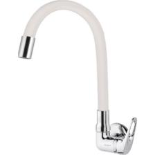 Armilla Armatür Beyaz Hareketli Borulu Duvardan Tek Su Çıkışlı Aç Kapa Banyo Lavabo ve Mutfak Bataryası