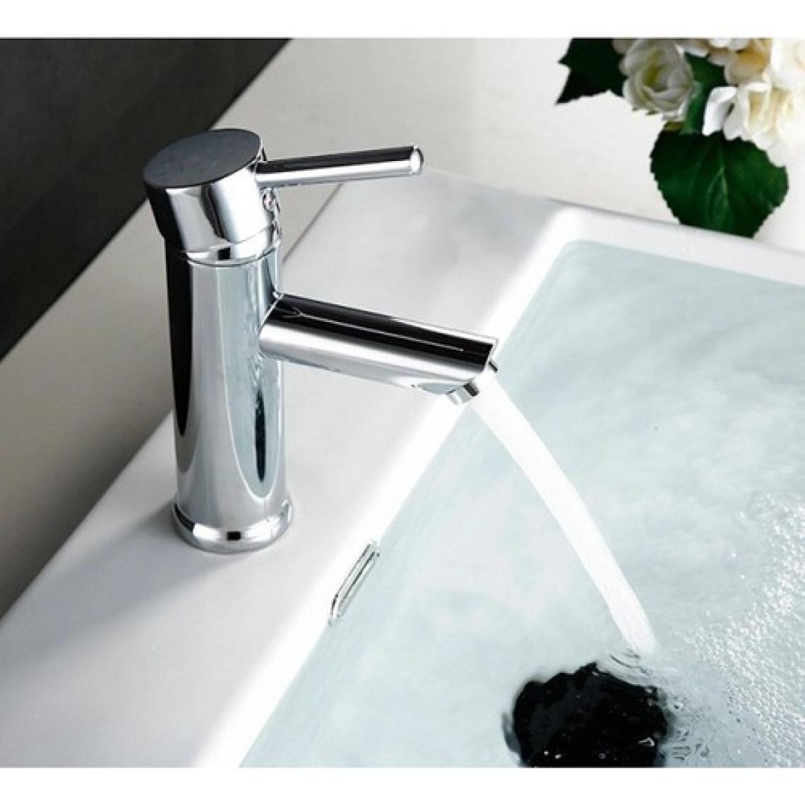 Sardıcı Lavabo Bataryası Krom Kaplama Çift Su Girişli Yüksek Model