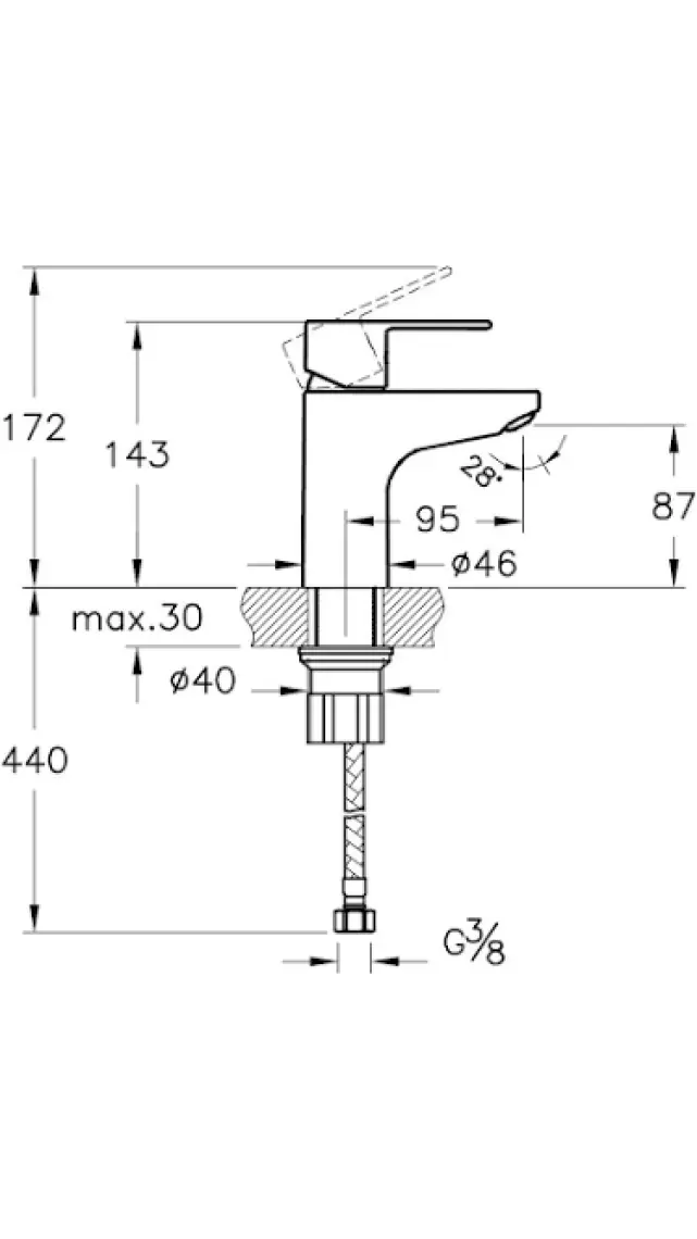 Artema Win S Lavabo Bataryası Krom A41177