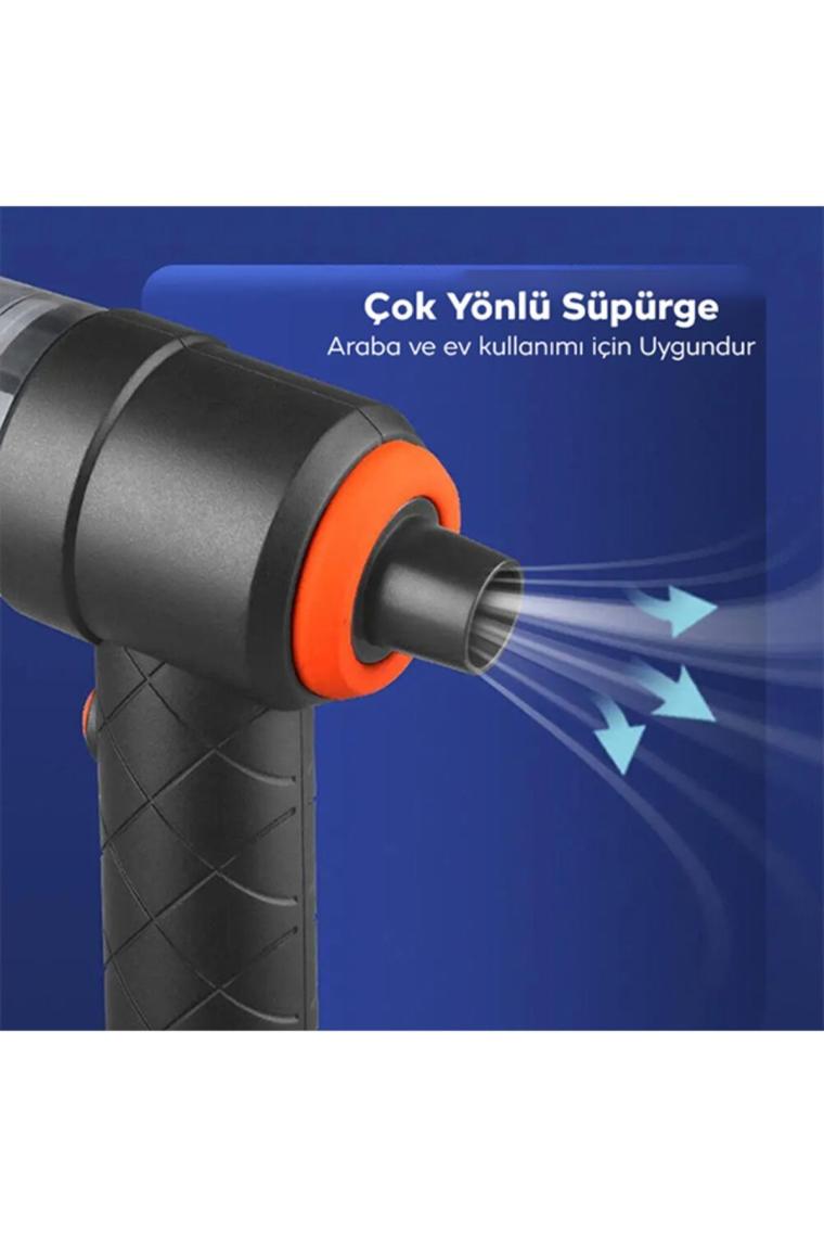 Ally ST-6644 6000R Portatif Vakumlu Üflemeli Mini Araç Süpürgesi - Toz ve Kül Temizliği