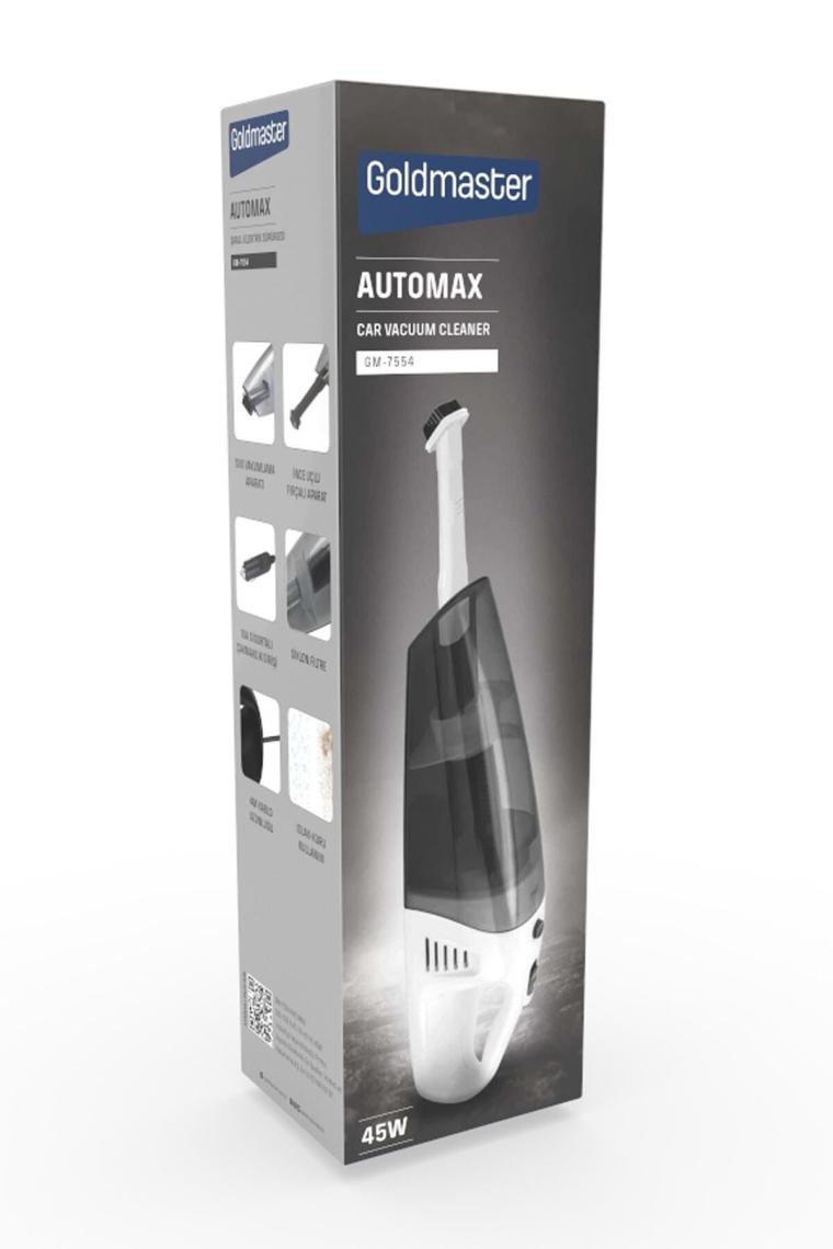 Goldmaster GM-7554S Automax Siyah 12 V Araç Süpürgesi