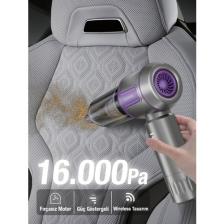 Auhma AHV-09 Kablosuz Taşınabilir Araç İçi El Süpürgesi | 16000PA Güçlü Vakum | 4’ü 1 Arada Çok Amaçlı Temizlik