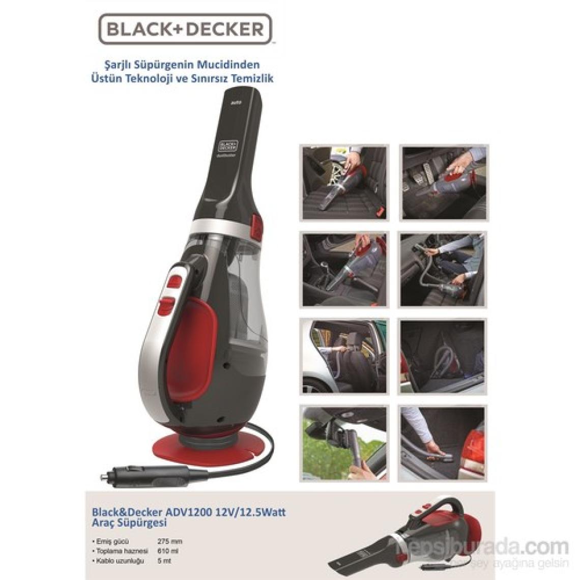 ADV1200 12V/12.5Watt Araç Süpürgesi