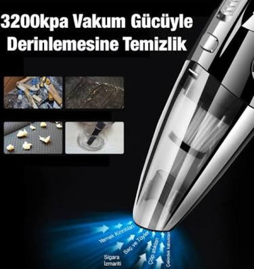 Ally R-6053 Kablosuz Güçlü El Araç-Ev Süpürgesi Kuru Islak 29000-31000RPM AL-32530