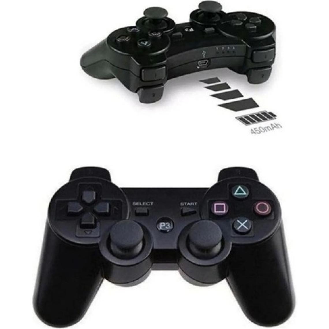 Double Titreşimli Ps3 Bluetooth Oyun Kolu Uyumlu Kablosuz Analog Gamepad Joystick Oyun Kolu