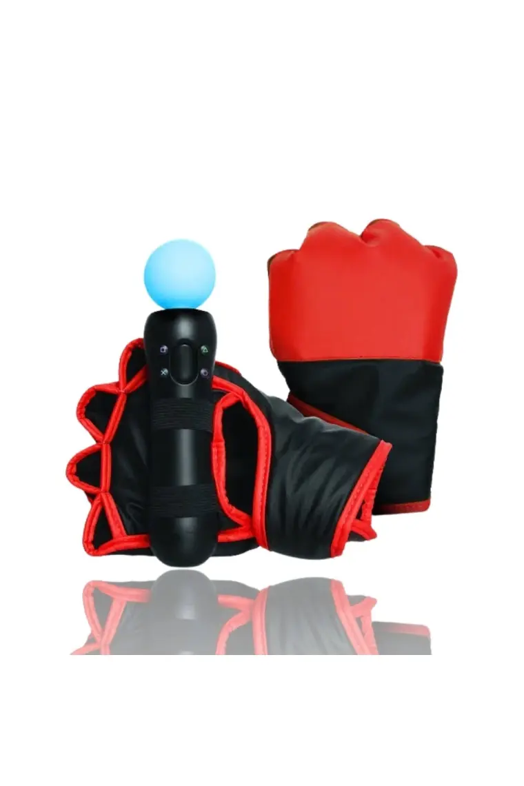 YUES PS3/PS4/PS5 Move VR Boks Eldiveni – Boxing Oyunları İçin Eldiven Aparatı, Güvenli Tutuş, Ayarlanabilir Bant*