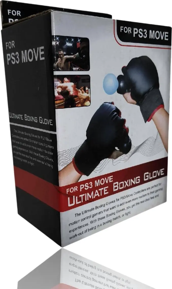 YUES PS3/PS4/PS5 Move VR Boks Eldiveni – Boxing Oyunları İçin Eldiven Aparatı, Güvenli Tutuş, Ayarlanabilir Bant*