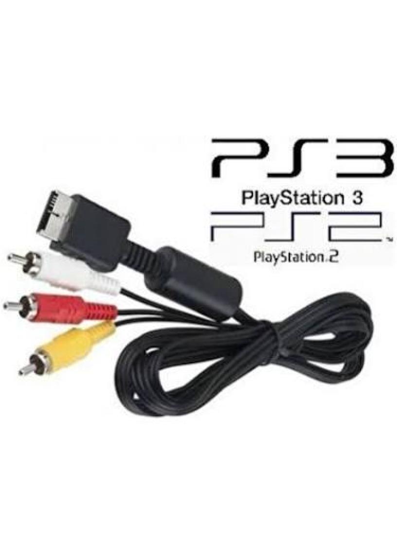 Alfais 4620 Sony Playstation Ps3 Ps2 Av Tv Kablosu