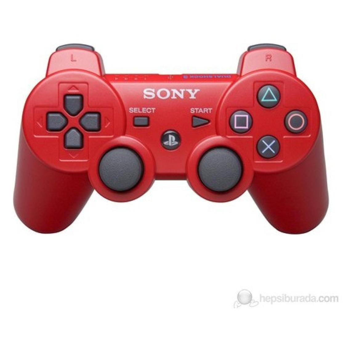 Sony Kırmızı PS3 Oyun Kolu - Wireless Controller