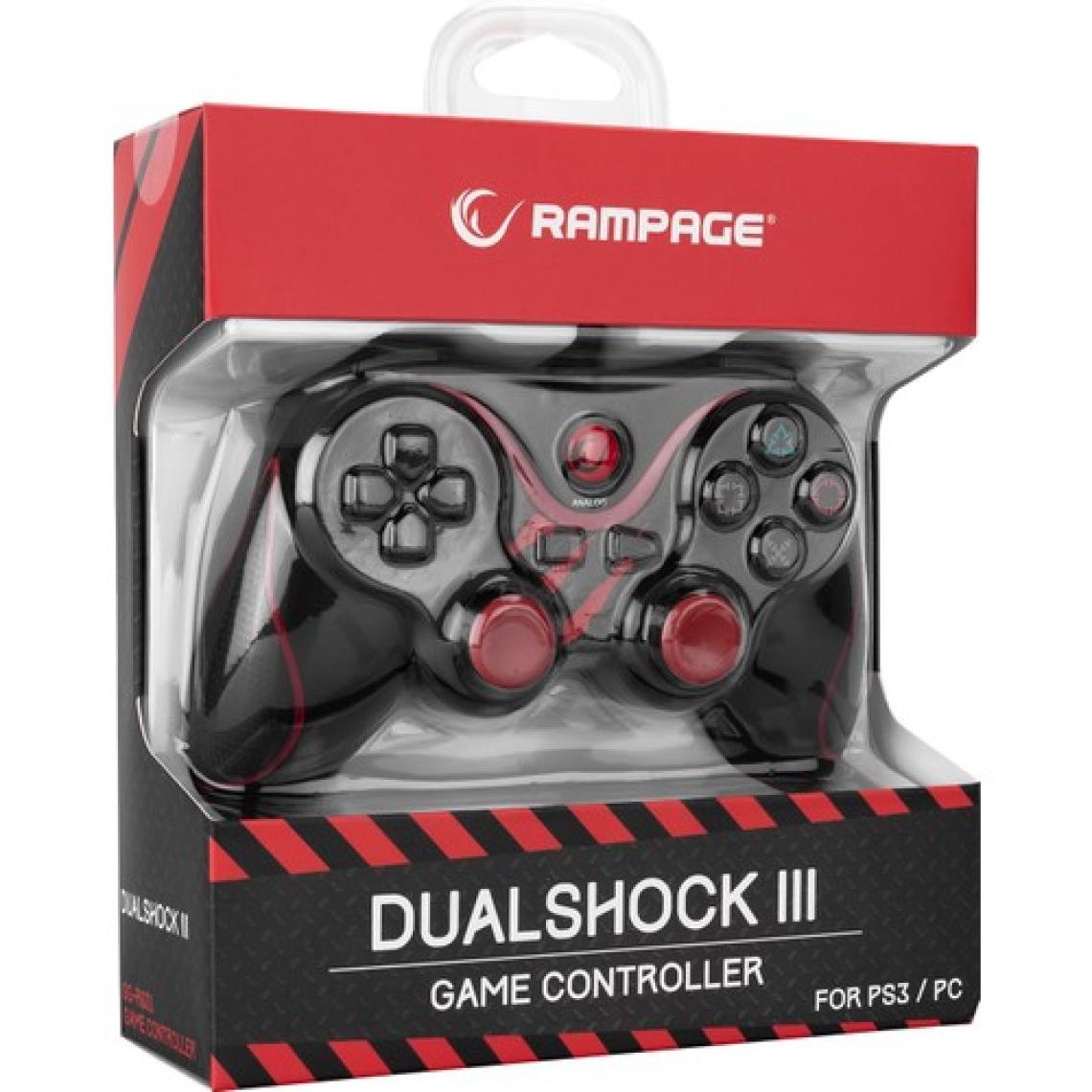 Rampage SG-R601 Kırmızı PS3/PC Kablolu Oyun Kolu