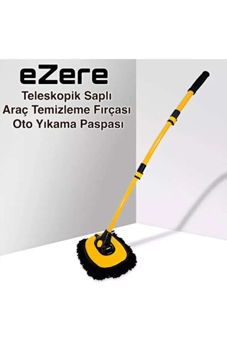 Ezere LS-426 Teleskopik Araç Temizleme Fırçası Oto Yıkama Paspası