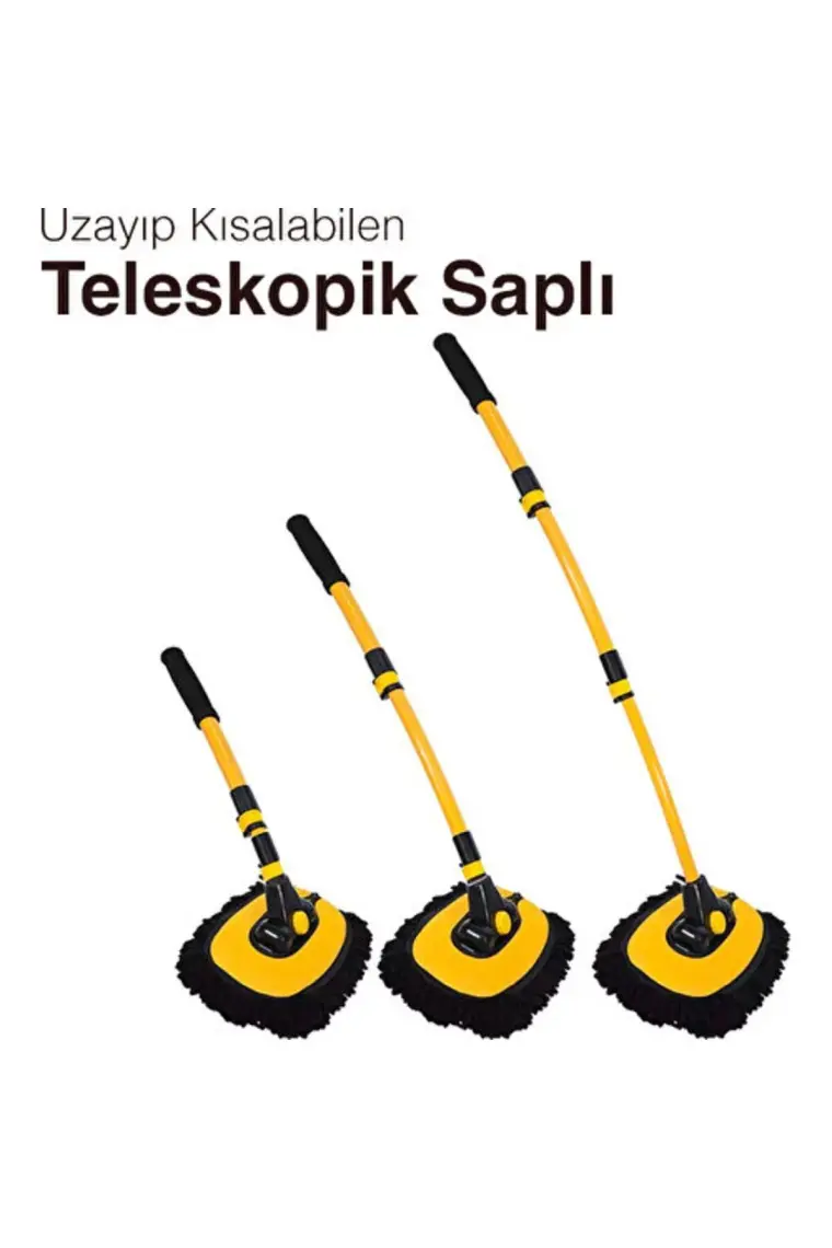 Ezere LS-426 Teleskopik Araç Temizleme Fırçası Oto Yıkama Paspası