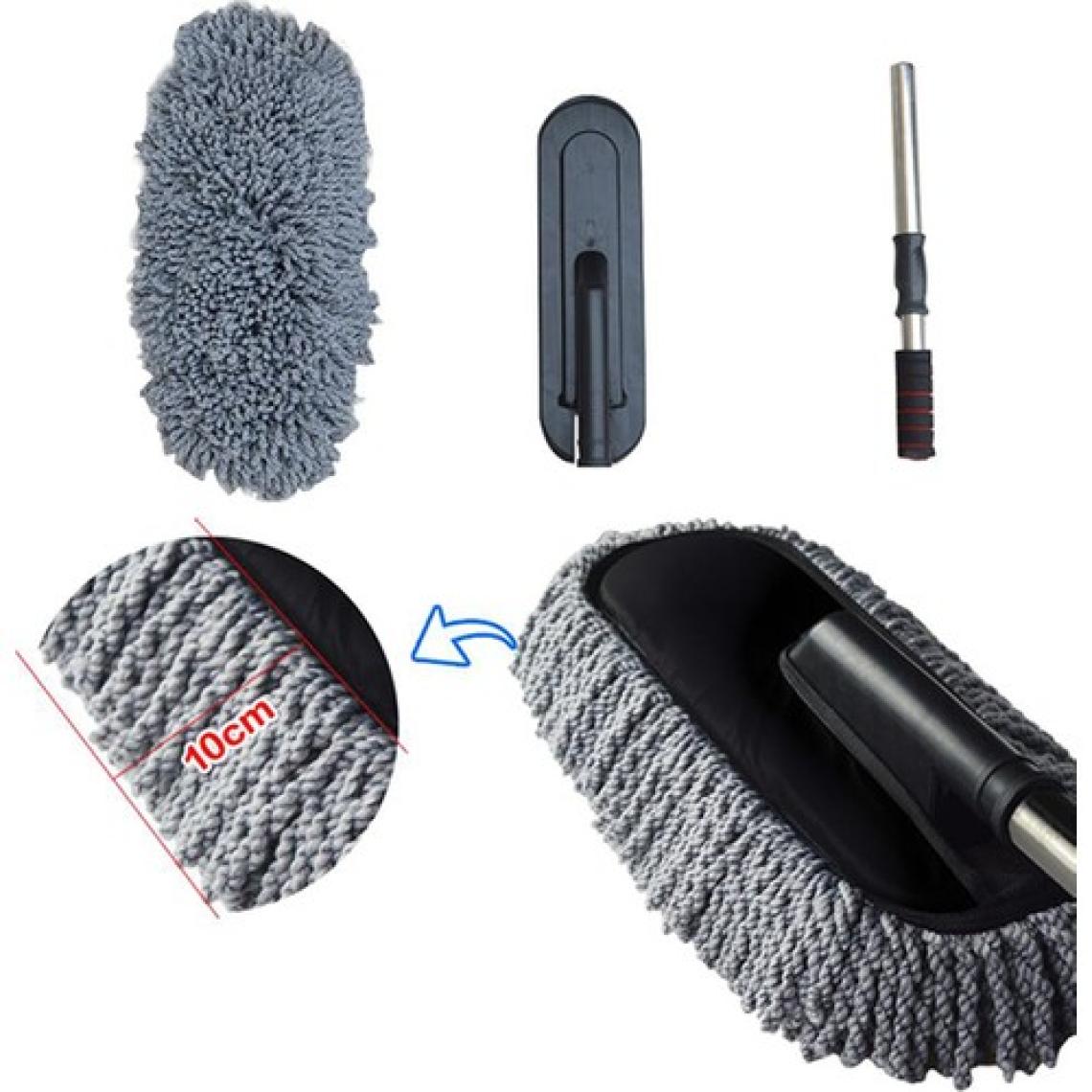 Ally Mikrofiber Püsküllü Araba Yıkama Temizleme Fırçası Toz Alma Fırçası AL-33980
