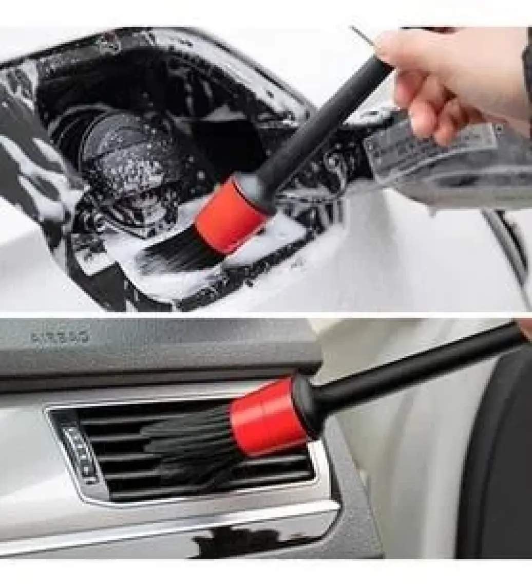 Evefix 5+1 Parça Araç Detaylı Temizlik Fırçası Iç Dış Motor Temizlik Fırça Seti