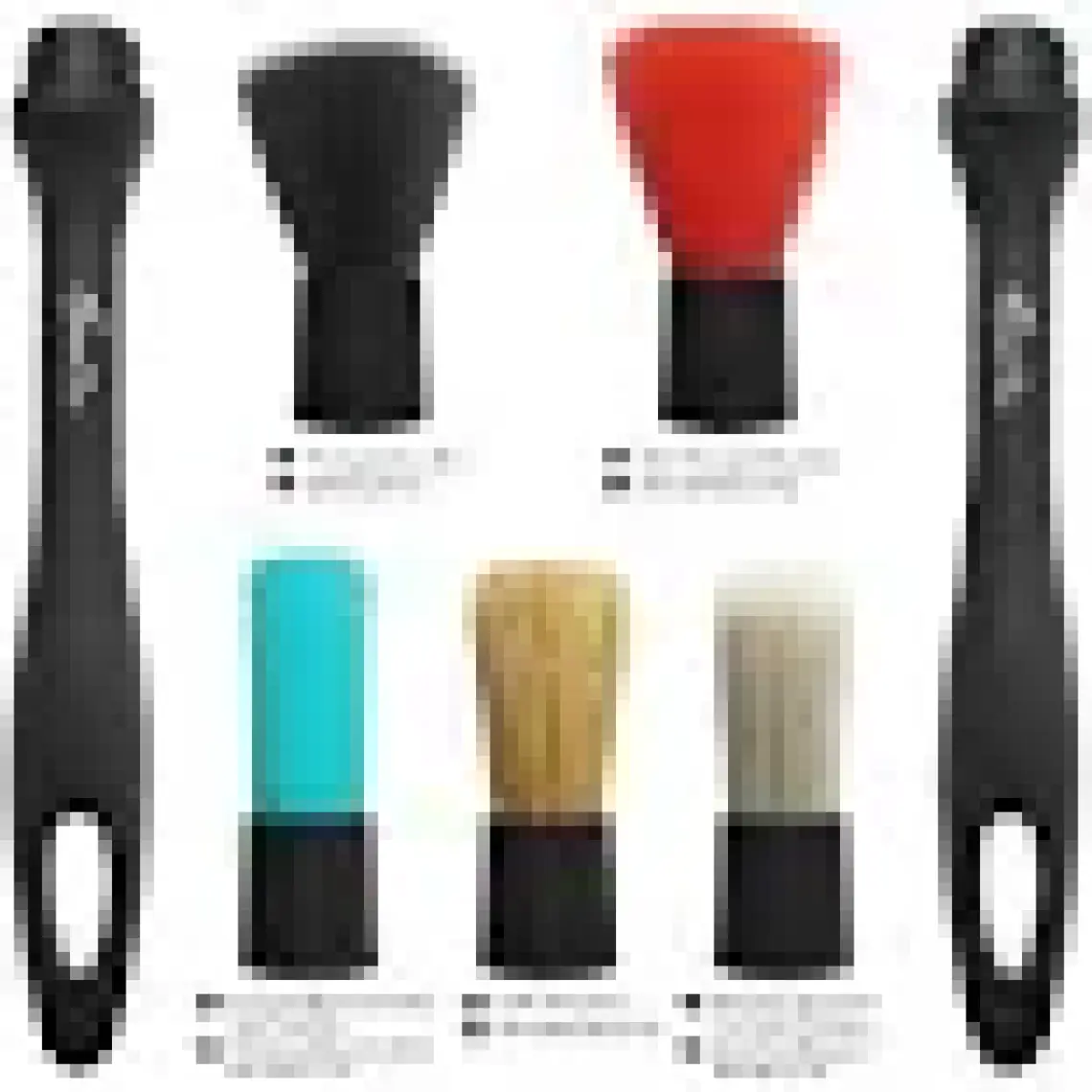 Smartbee Brushpack 5’li Uçları Değişebilen Oto Detay Fırça Seti