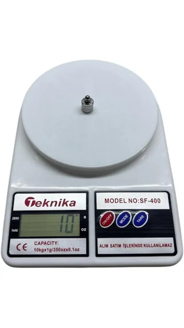 Abnturk Dijital Mutfak Tartısı Terazisi Lcd Ekran İle Hassas Ölçüm 10 Kg