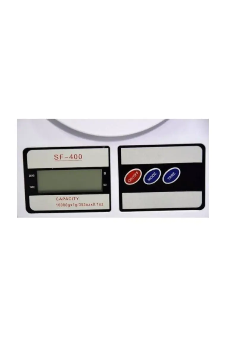 Smart White Dijital Hassas Mutfak Tartısı - Mutfak Terazisi-Hassas Ölçüm 10 kg
