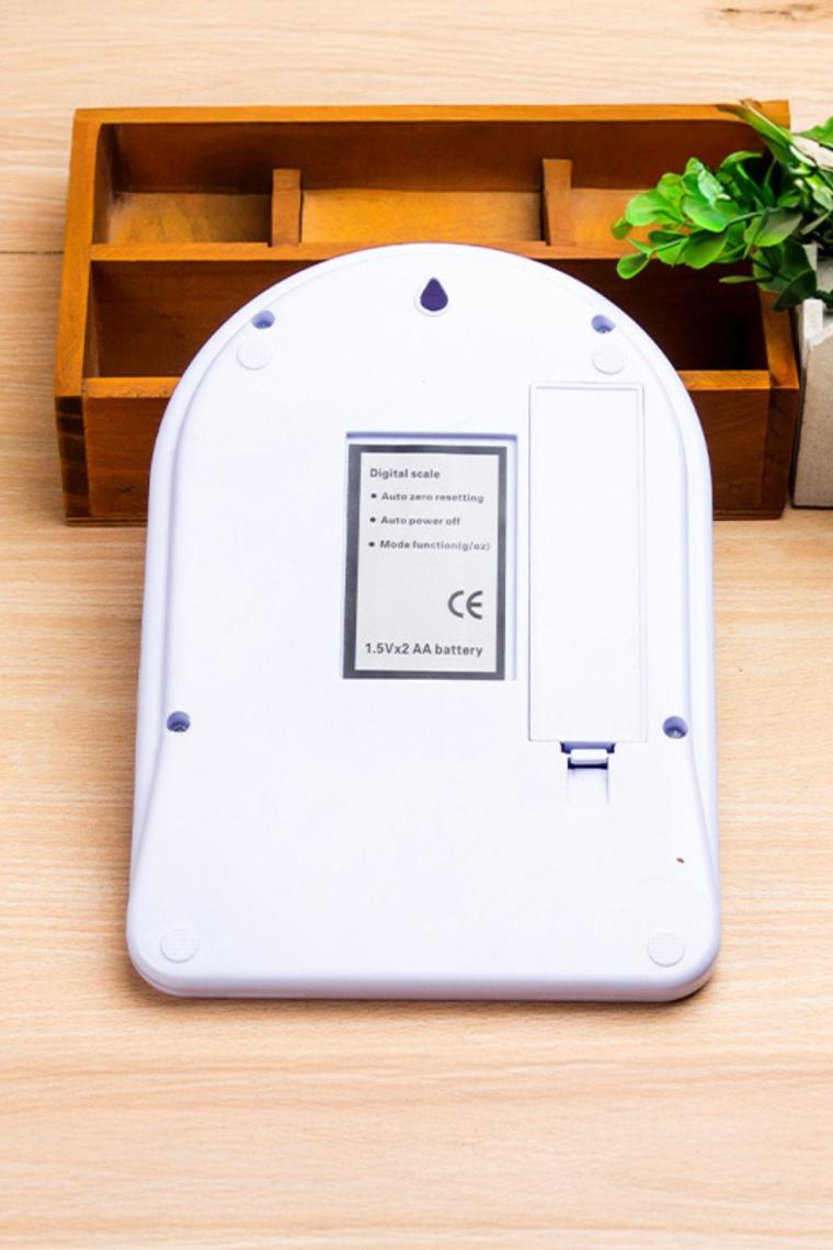 Tme Techmaster Dijital Hassas 10 kg Mutfak Terazisi Tartısı LCD Ekranlı