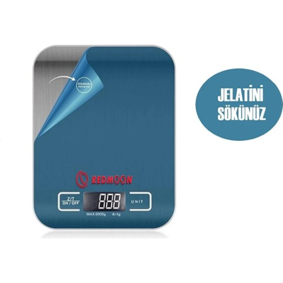 Redmoon Lüx Dijital Mutfak Terazisi 5 kg 1 gr Hassas Paslanmaz Çelik
