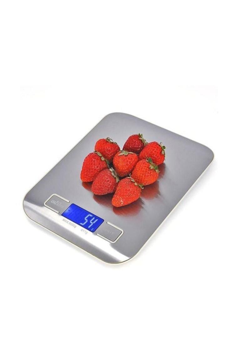 Çelik Mutfak Terazisi - Dijital Tartı 5kg/1gr