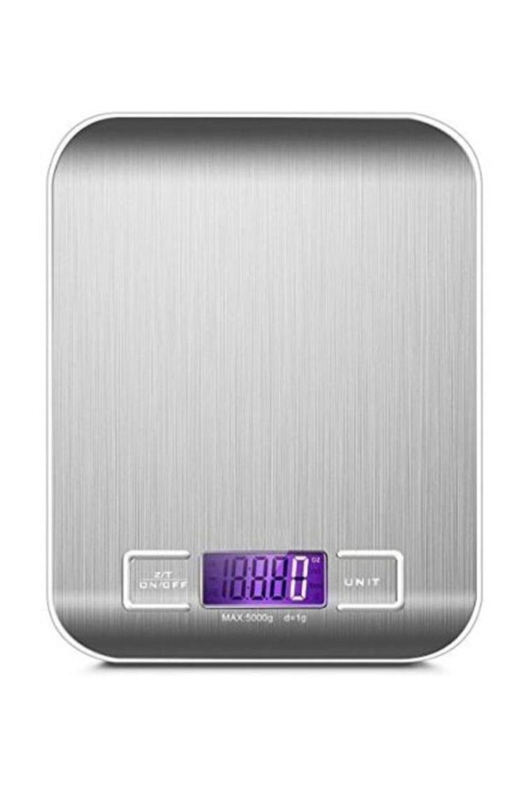 Çelik Mutfak Terazisi - Dijital Tartı 5kg/1gr