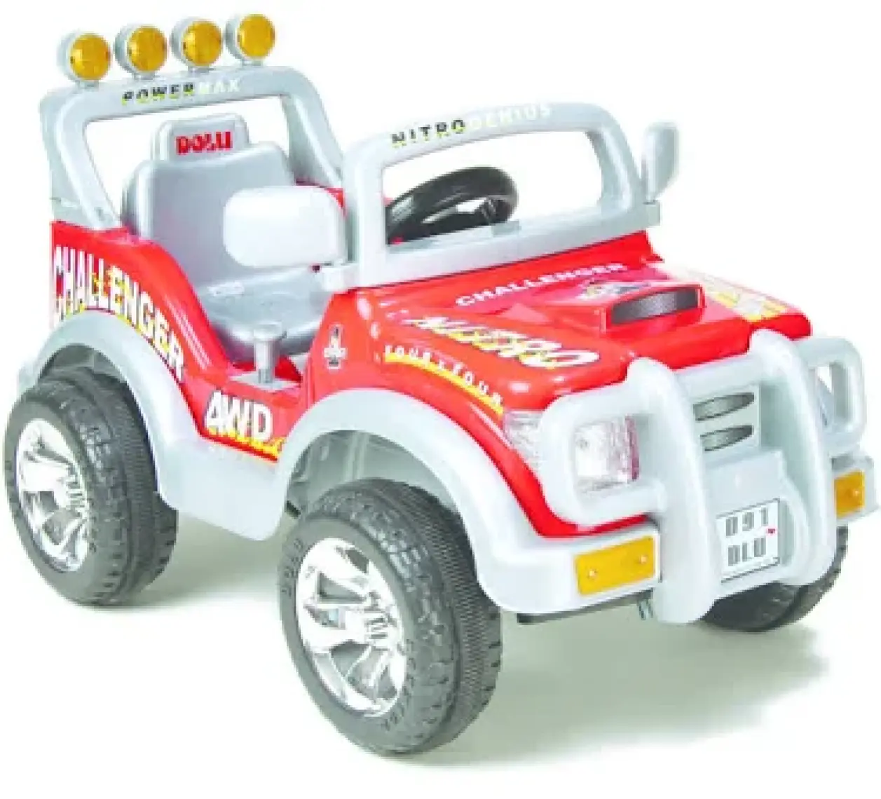 Dolu Nitro Jeep Akülü Araba 6V Kırmızı